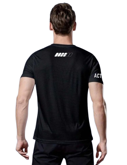 J.M ACTIVECORE. Black Tee