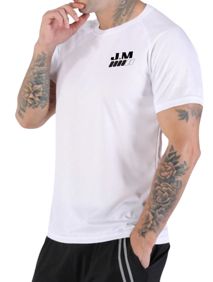 J.M ACTIVECORE. White Tee