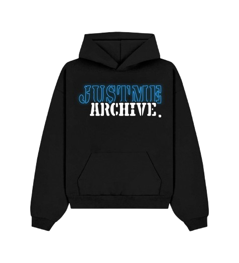 JM ARCHIVE 50. Oversized Black Hoodie