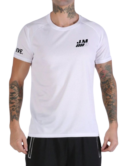 J.M ACTIVECORE. White Tee